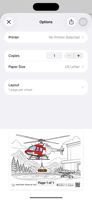 Kids Paint: Planes & Trains screenshot 4