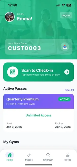 GymVerify screenshot 3