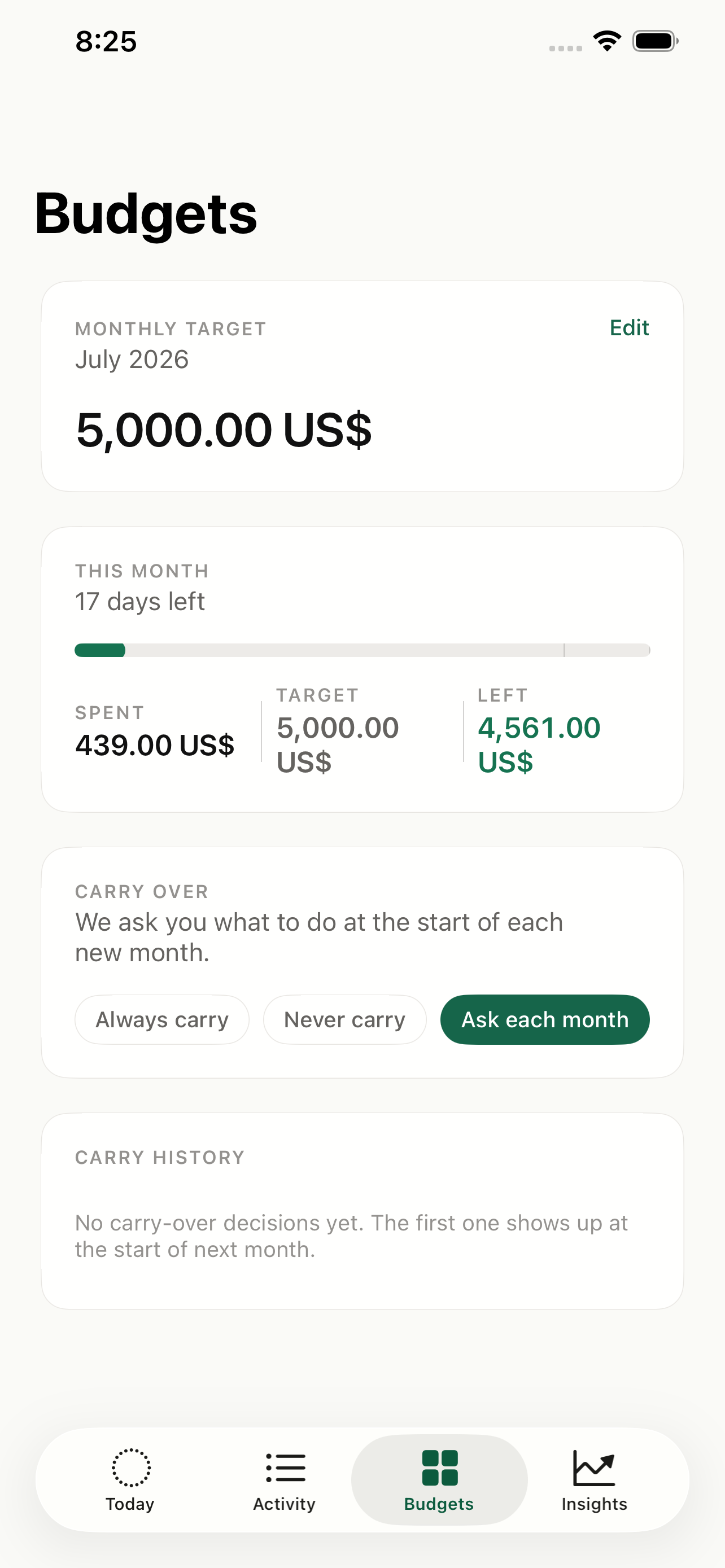 Jot: Private Budget Tracker screenshot 4