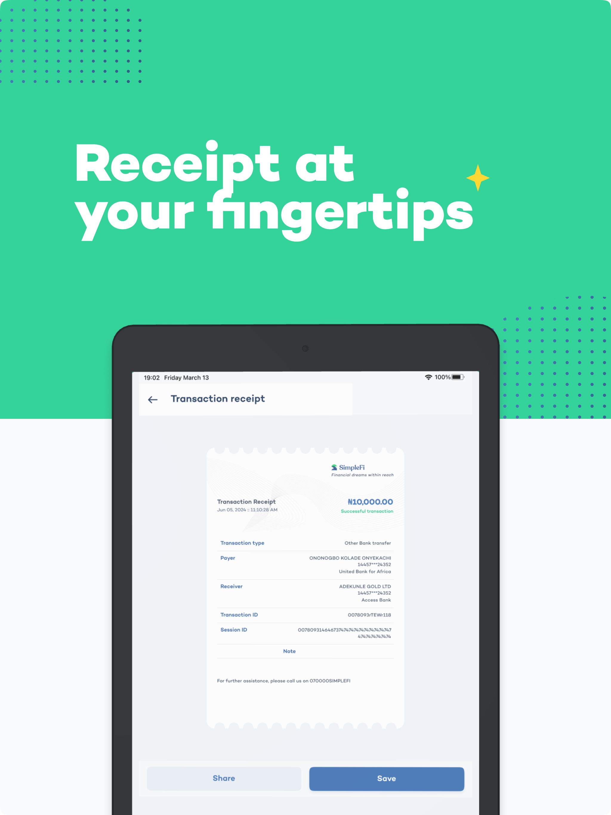 SimpleFi - Mobile Banking