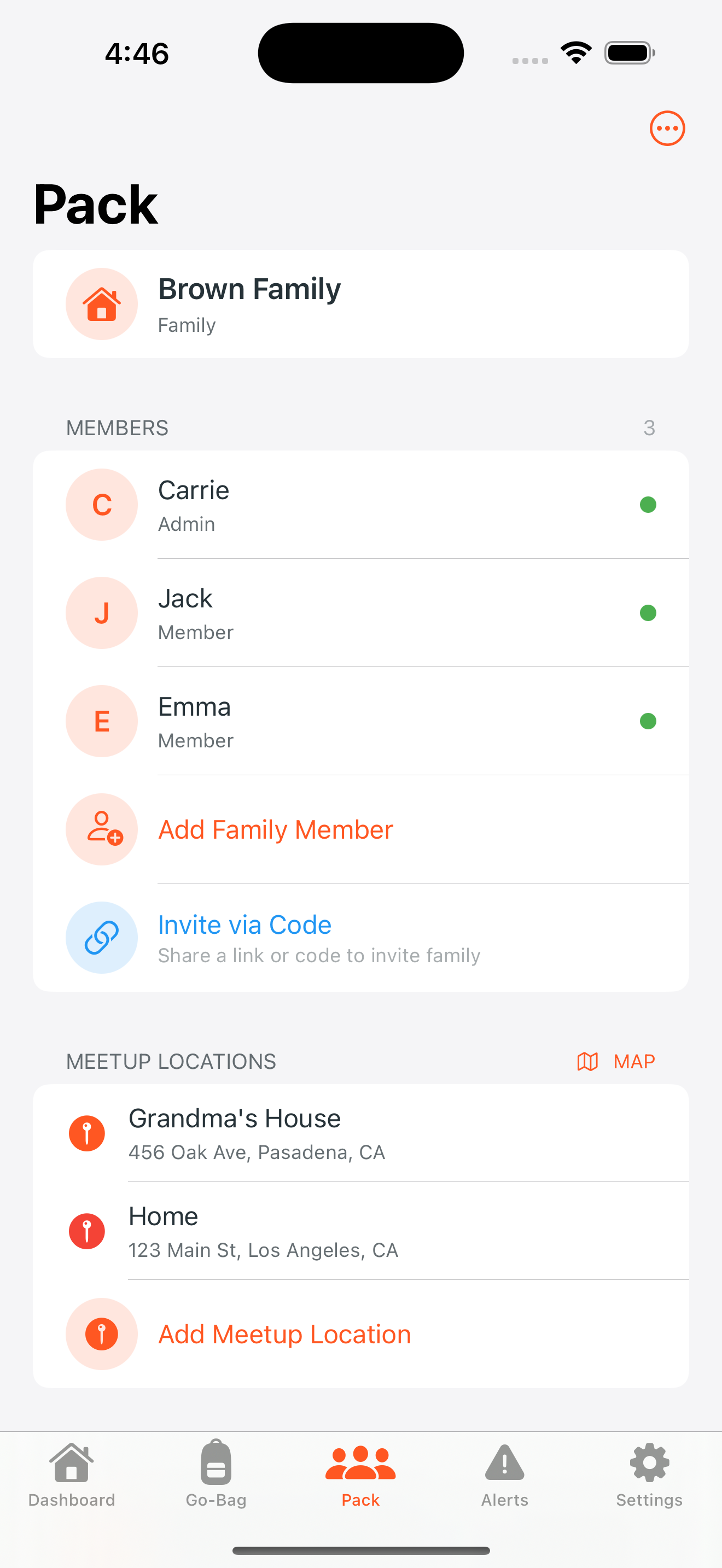 VAMOOSE - Family Safety Plan