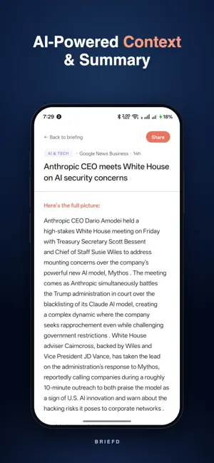 Briefd: Smart News Reader screenshot 2