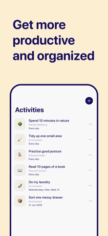 Hapbit: Self-care & Well-being screenshot
