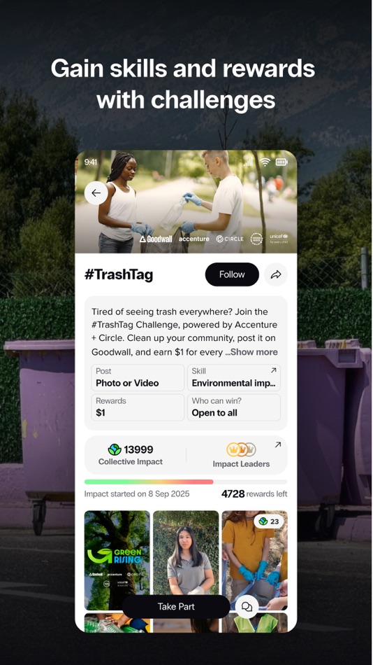 #6. Goodwall - Learn & Earn (iOS) By: Goodwall SA