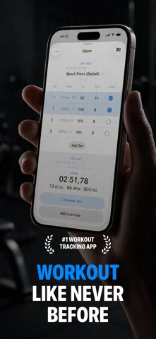 Ghisa: AI Gym Workout Tracker Screenshot 1 of 7