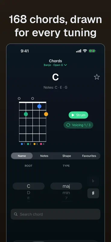 Banjo: Tuner, Chords, Learn screenshot 4 of 6