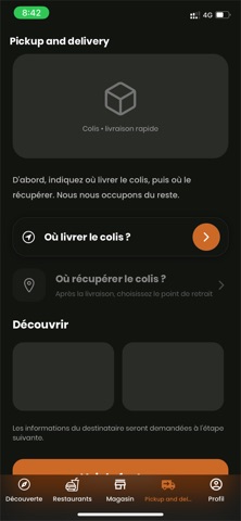 Hungana Delivery screenshot
