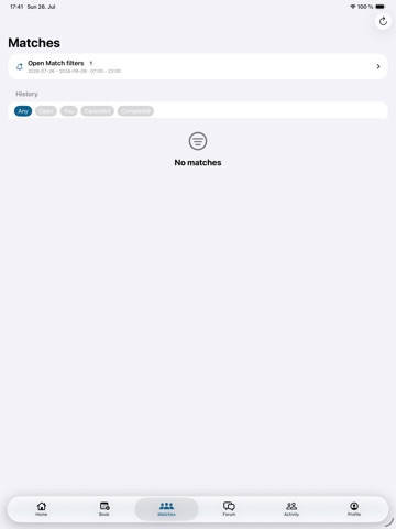 Padel Planner Austria iPad screenshot
