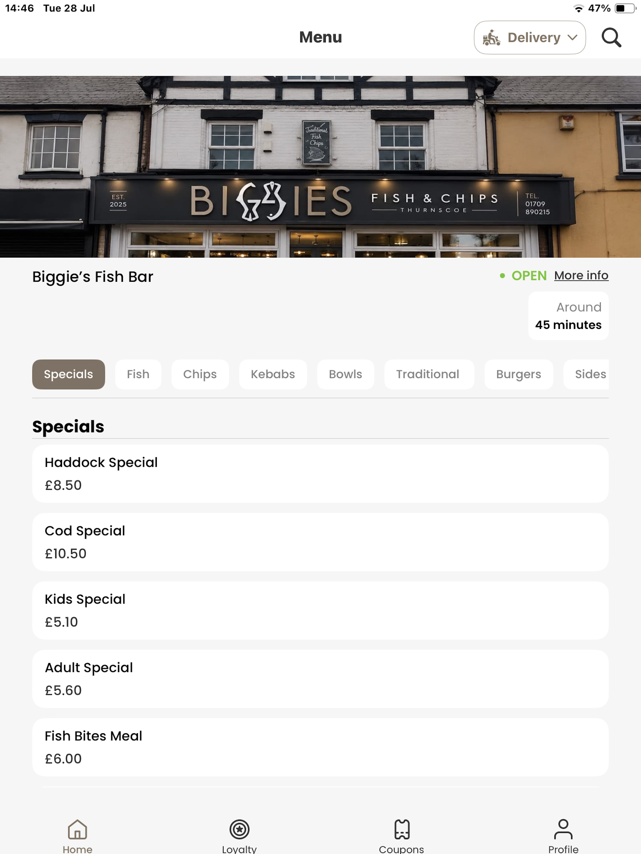 Biggies Fish Bar screenshot 5