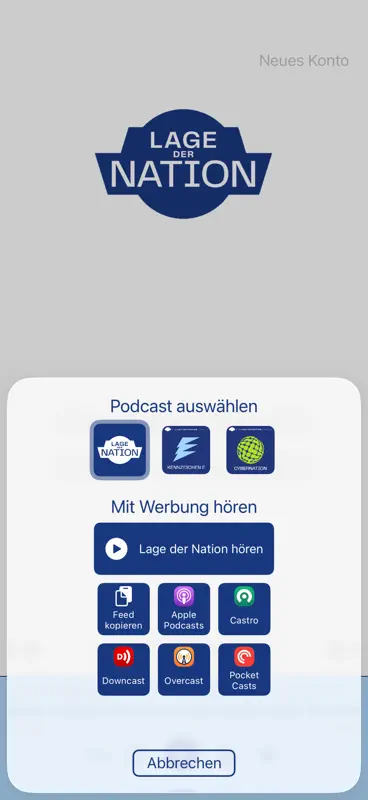 Lage der Nation Podcasts screenshot 6 of 6