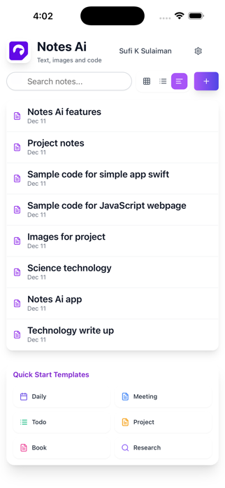 Notes Ai Pro Screenshot 2 of 9