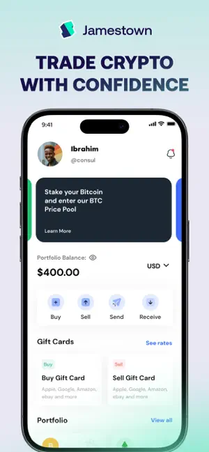 Jamestown exchange screenshot 1