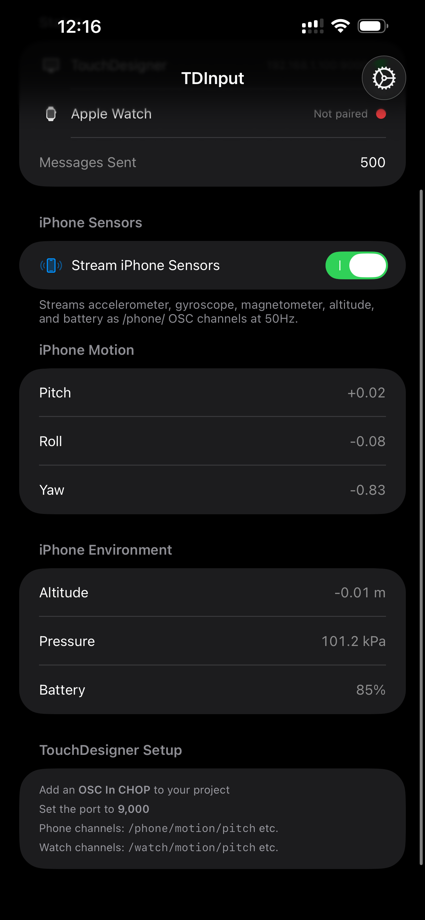 TDInput App Store screenshot 5