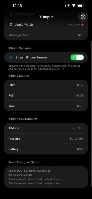 TDInput screenshot 5 of 7