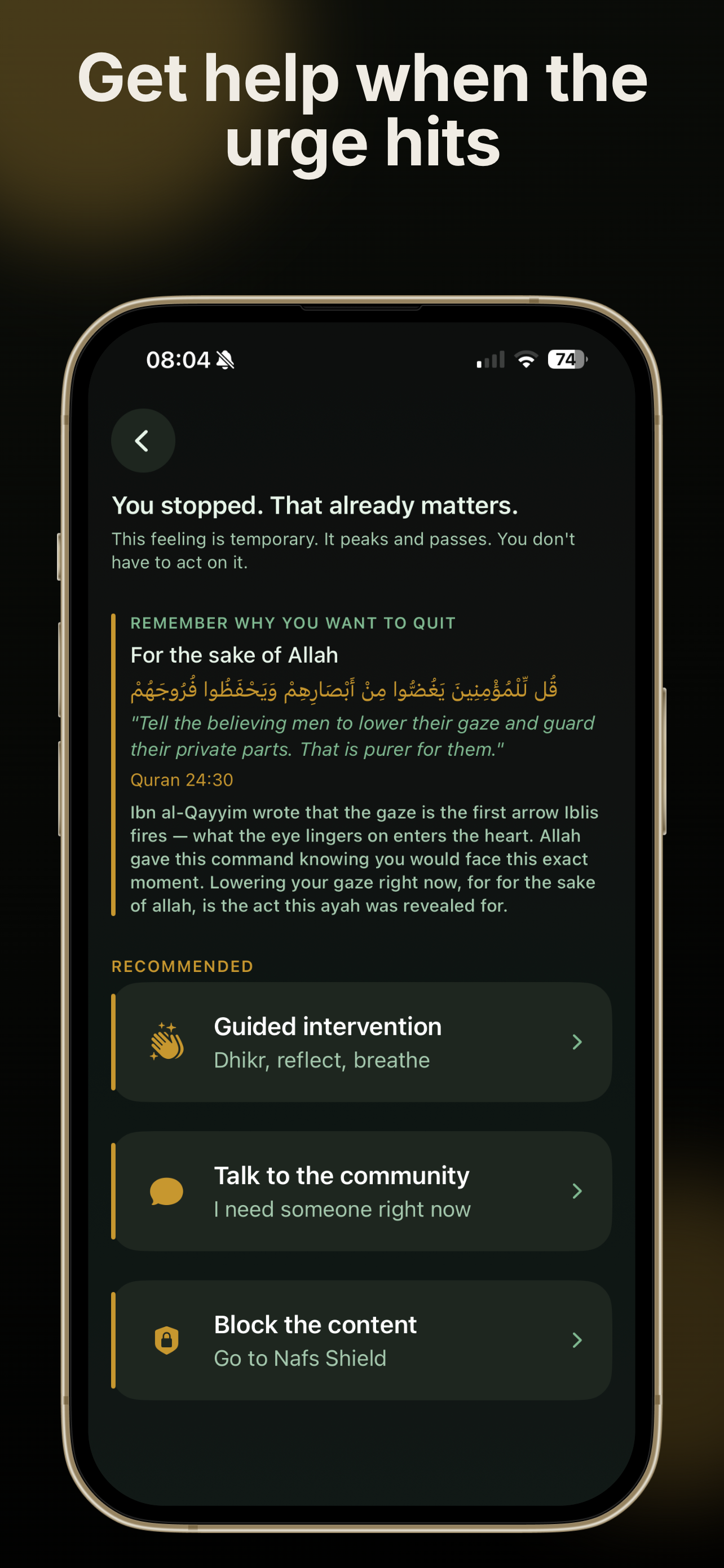 Nafs: Lower Your Gaze