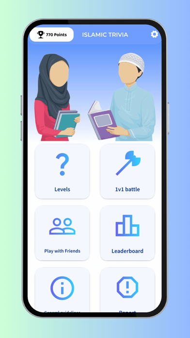 Screenshot #1 pour Islamic Trivia - IslamIQ