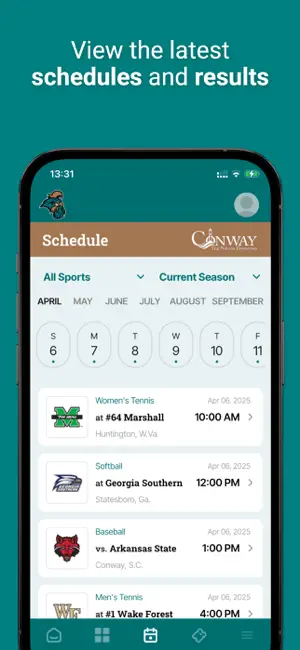 Coastal Carolina Chanticleers screenshot 2