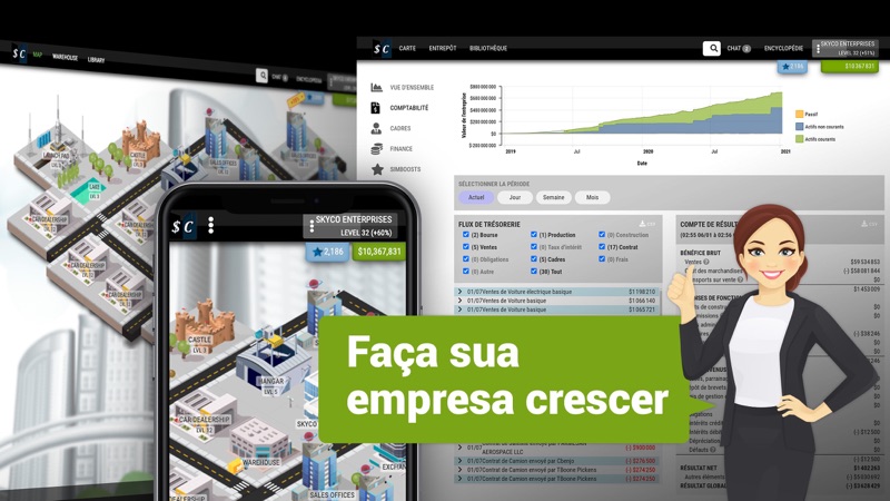 Sim Companies: MMO Tycoon screenshot 2