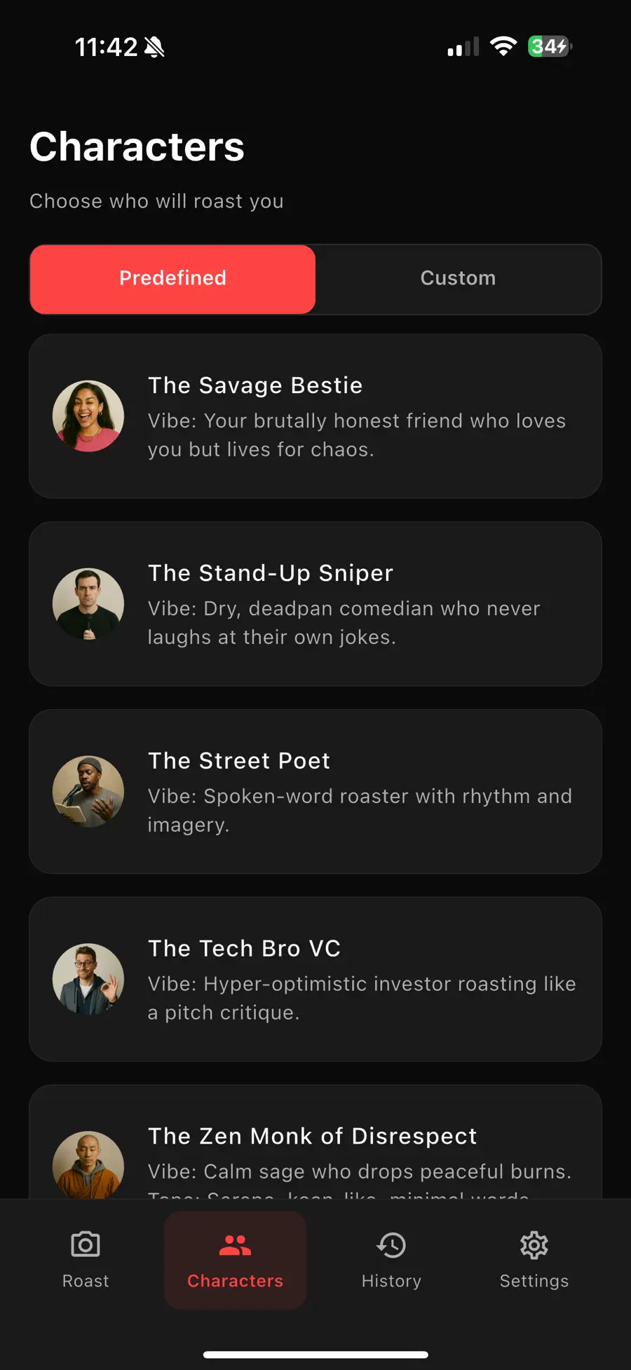 Roast Characters screenshot 4