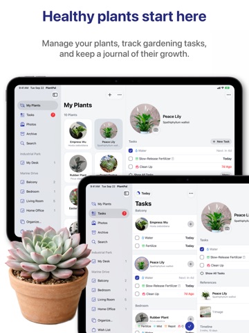 PlantPal: Plant Care Journal iPad screenshot