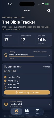 Bread: The Bible Tracker Screenshot 1 of 5