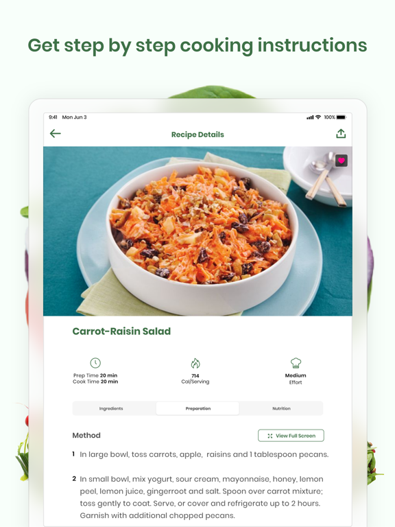 Screenshot #6 pour Recettes et repas végétariens