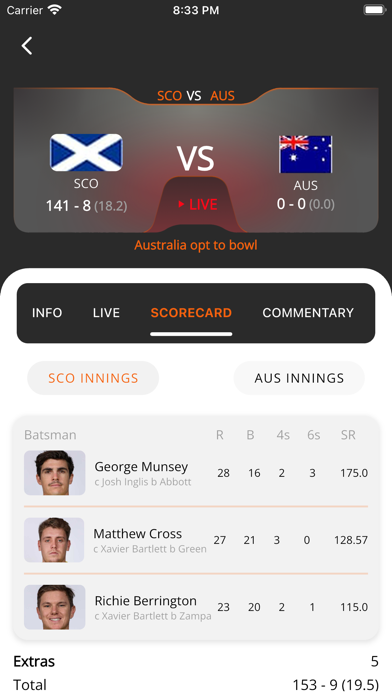 Smartcric - HQ Live Cricket Screenshot