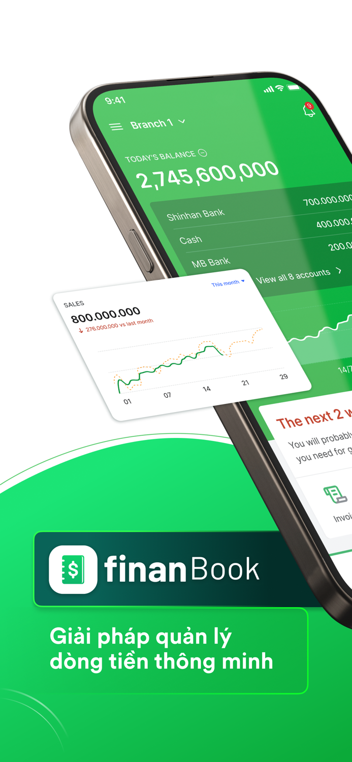 FinanBook - Quản lý dòng tiền
