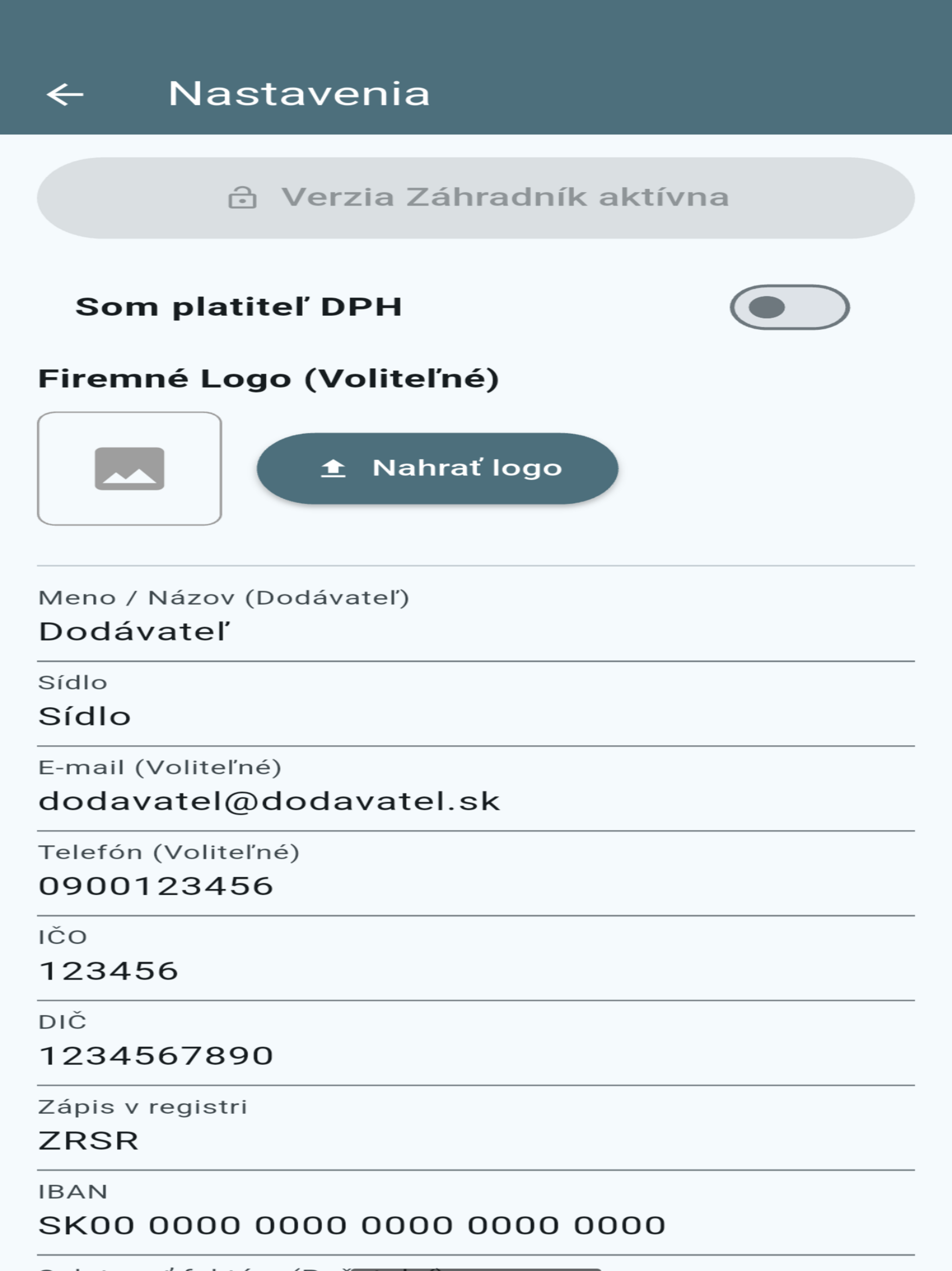 tFaktúra