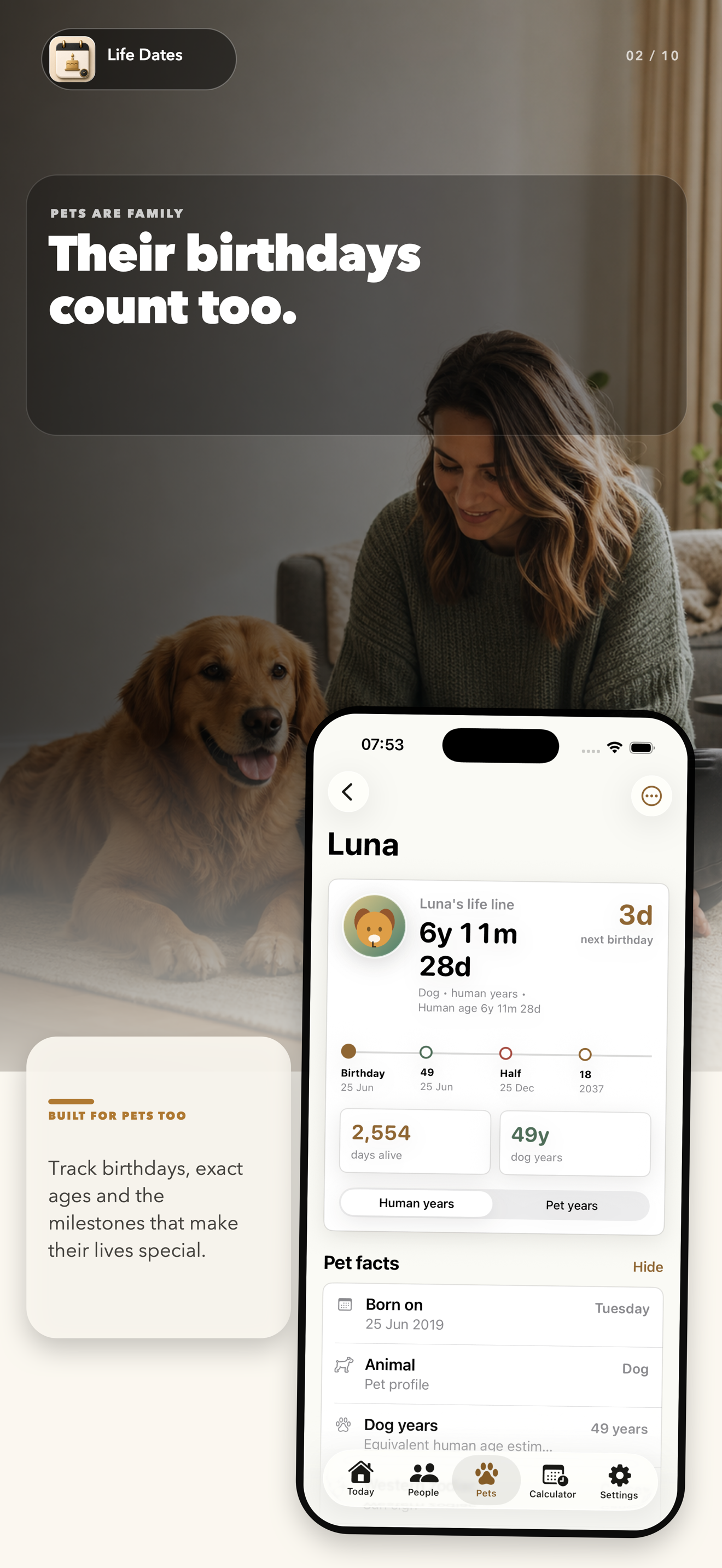 LifeDates - Age Calculator screenshot 2