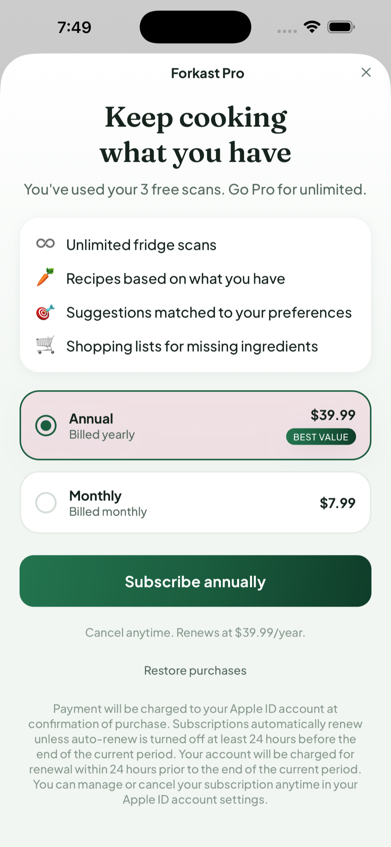 Forkast. screenshot 3