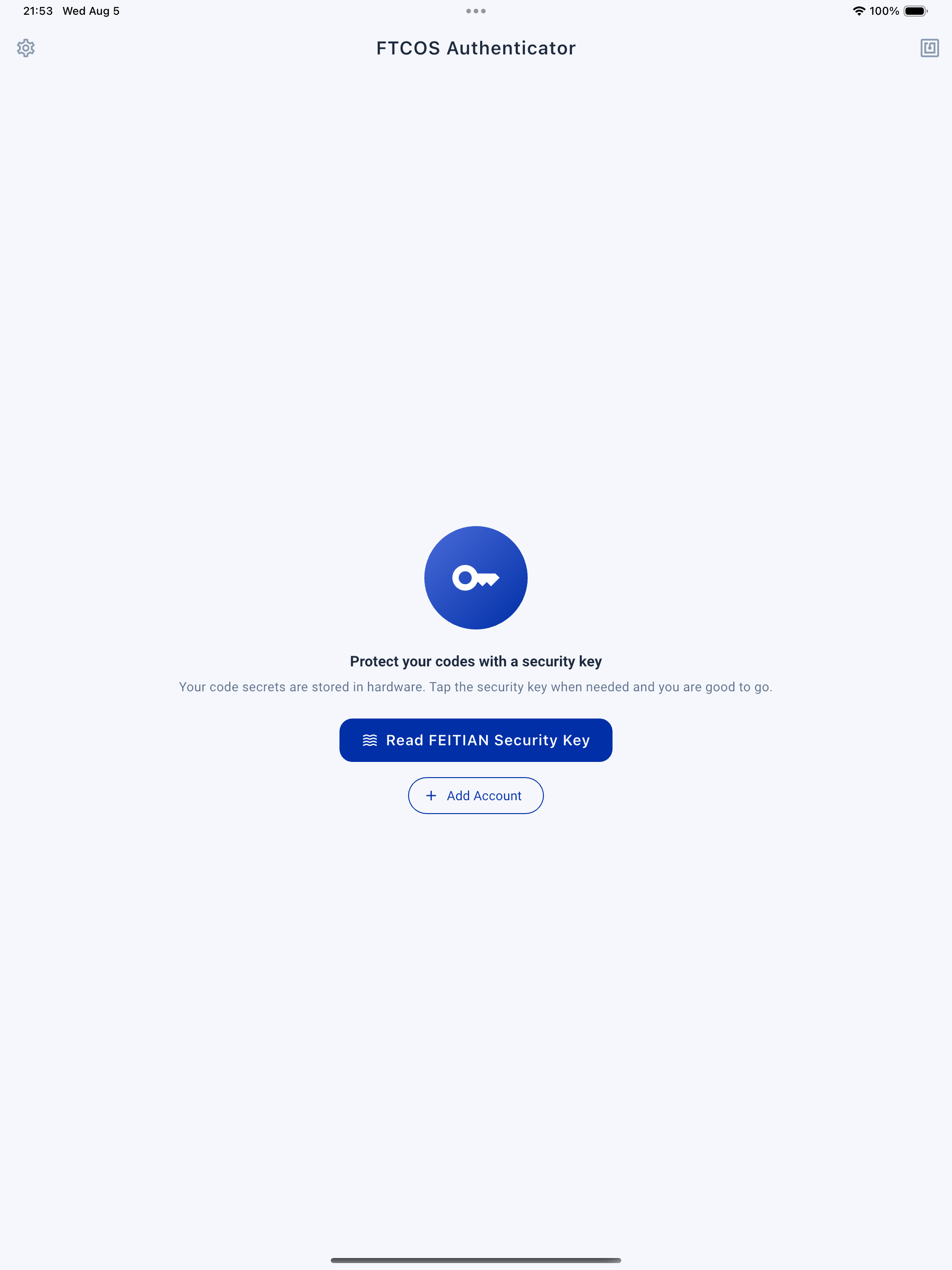 FTCOS Authenticator screenshot 4