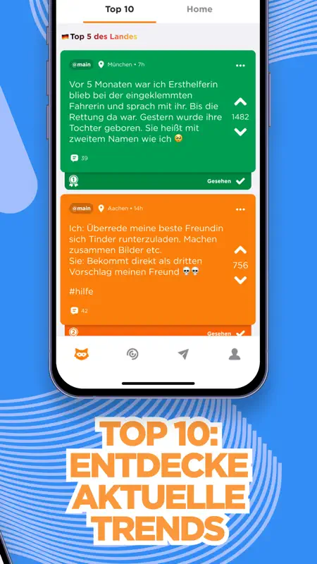 Jodel: Hyperlokale Community screenshot 2 of 5