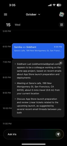 Iris - Personal Assistant screenshot
