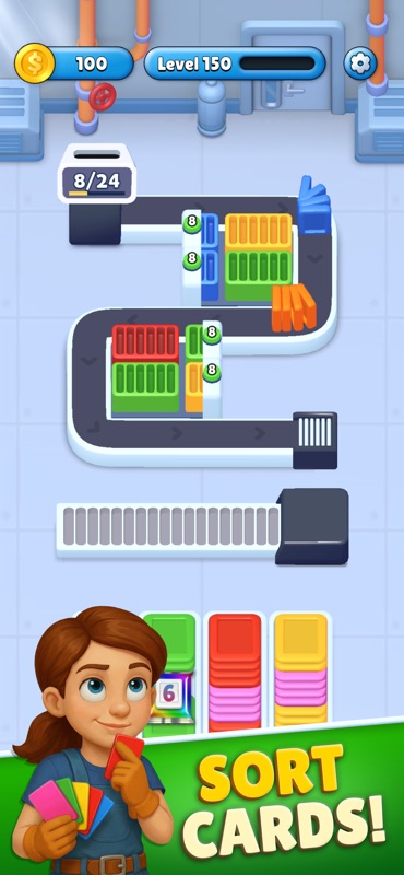 Card Factory! Relaxing Puzzle screenshot 2