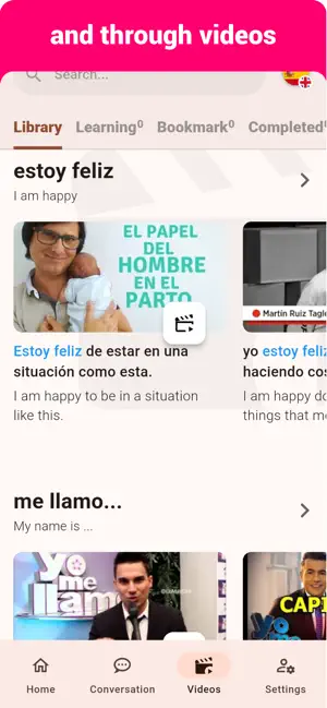 Spanish - Listening Speaking screenshot 3