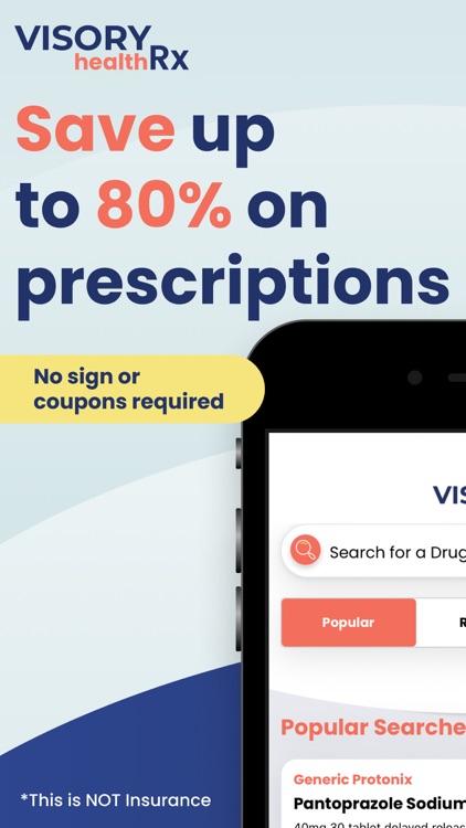 Visory Health: Rx Discount App