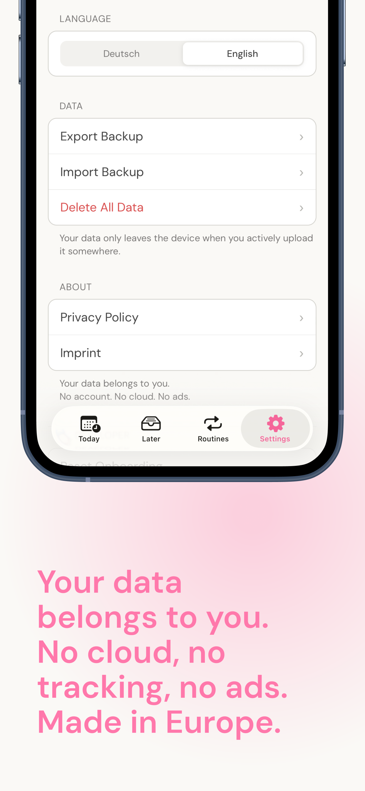 Heute – Calm Daily Planner screenshot 5