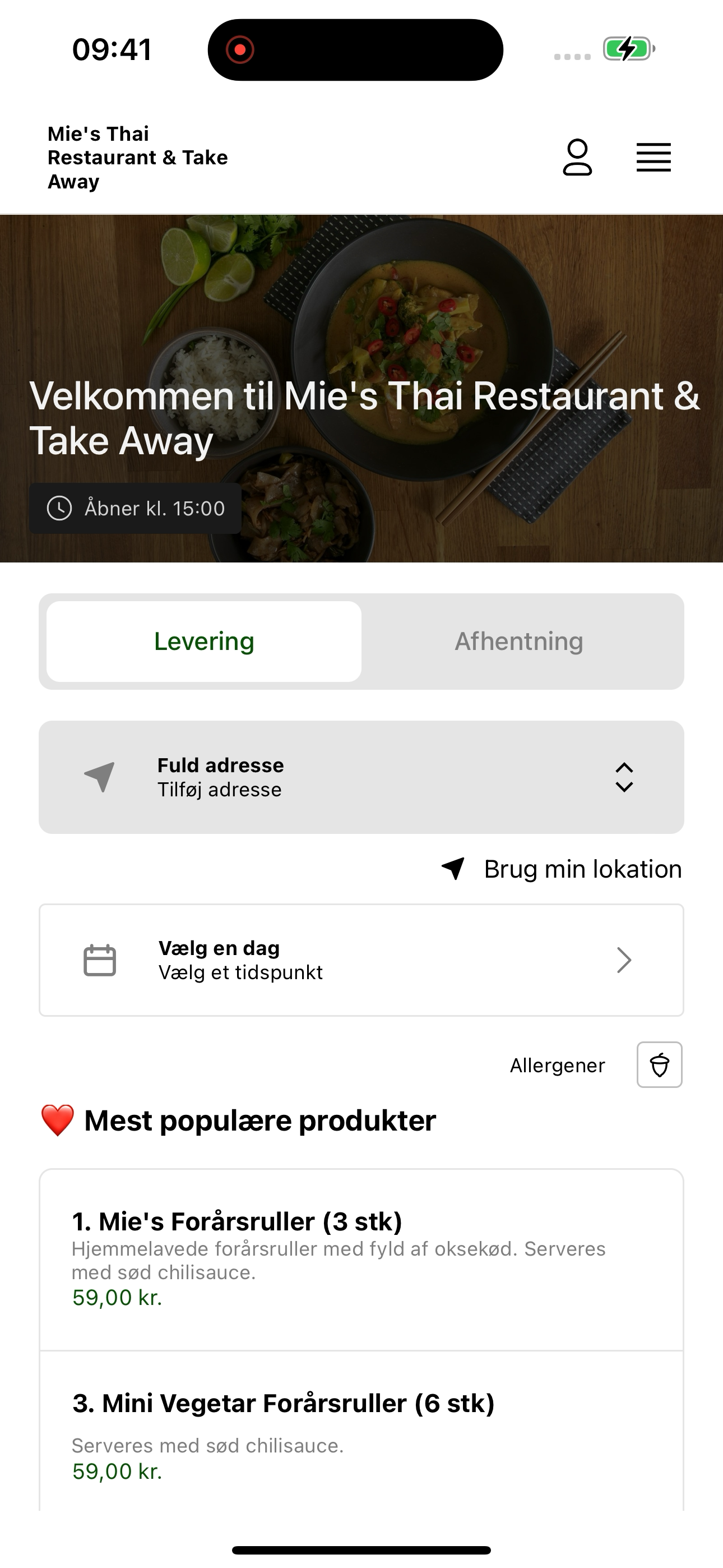 Mie's Thai Restaurant Vejle screenshot 5