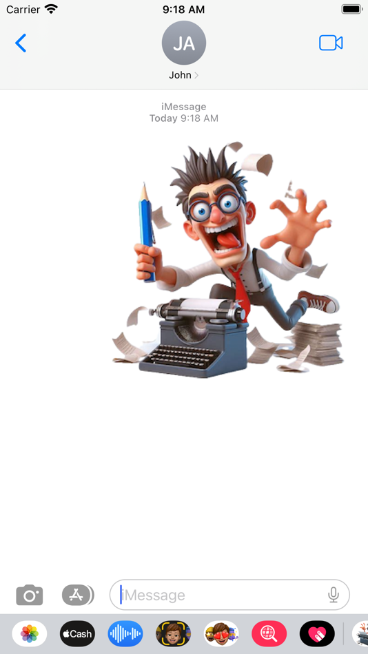 #4. Goofy Writer Stickers (iOS) Podle: Paul Scott