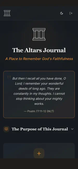 The Altars Journal screenshot 2