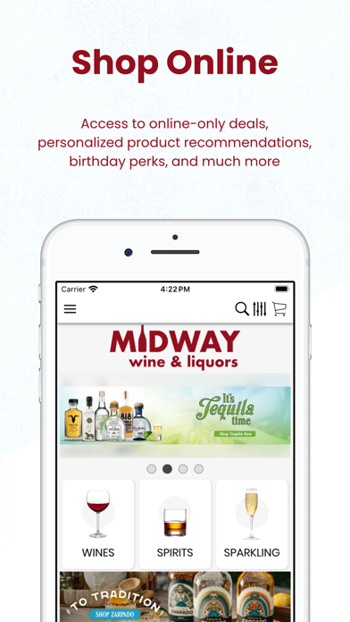 Midway Wine & Liquor NY Screenshot