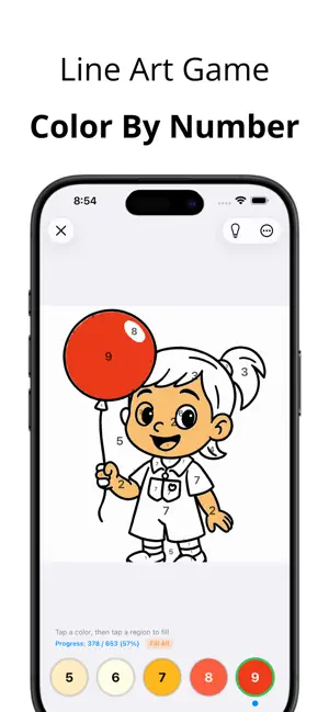ColorPeach: Coloring Games screenshot 2
