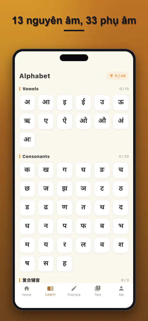 Chữ cái tiếng Hindi