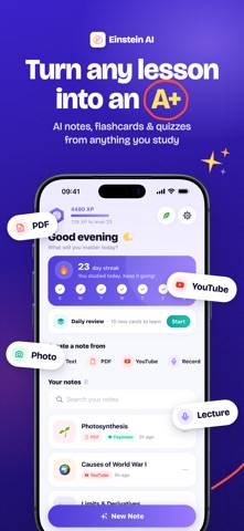 Einstein AI: Learn & Memorize Screenshot 1 of 10