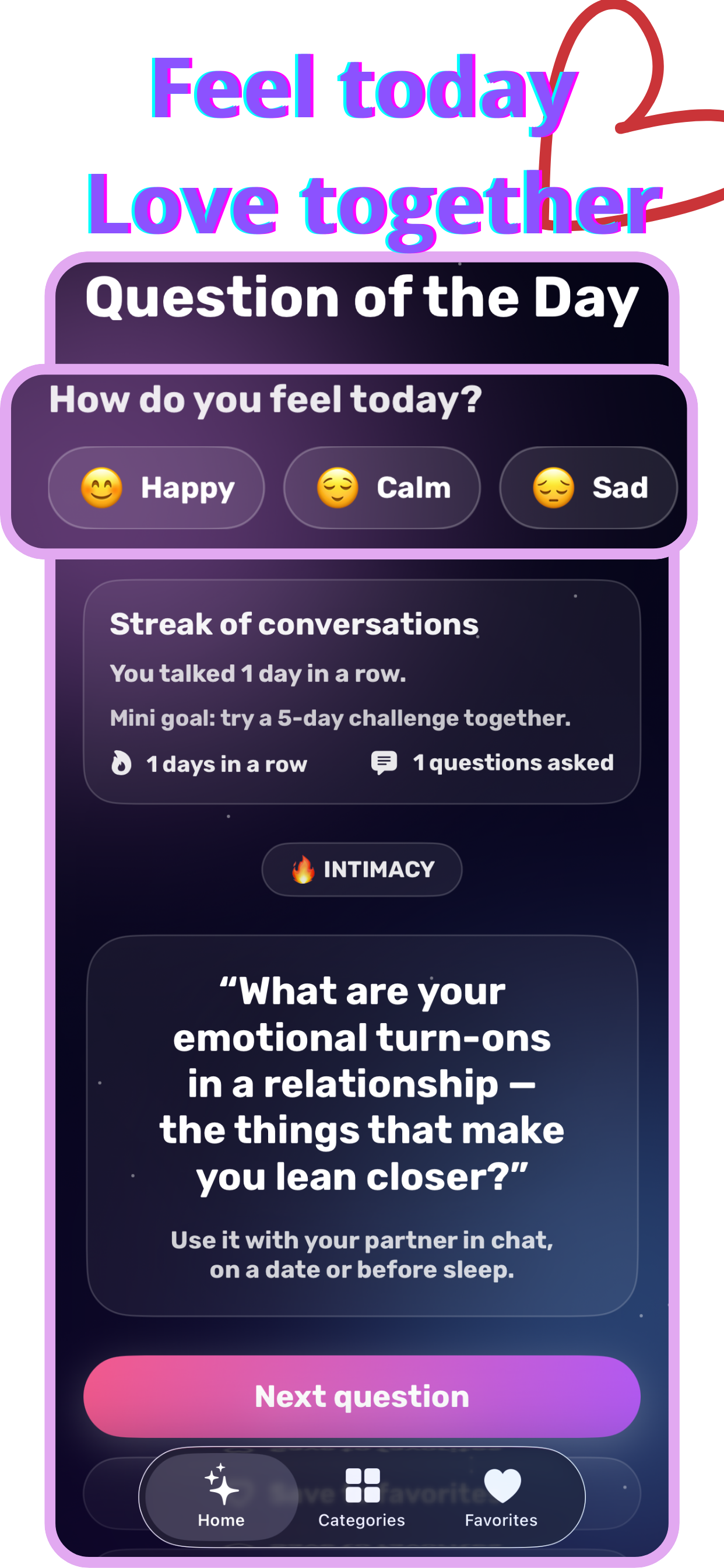 Love Questions for Couples screenshot 4