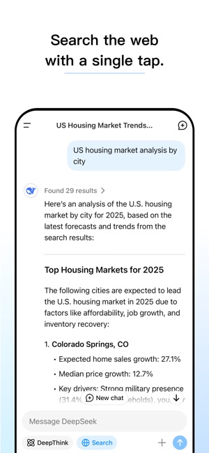 Screenshot of DeepSeek - AI Assistant