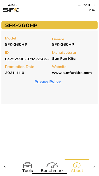 Sun Fun Kits BMS Screenshot
