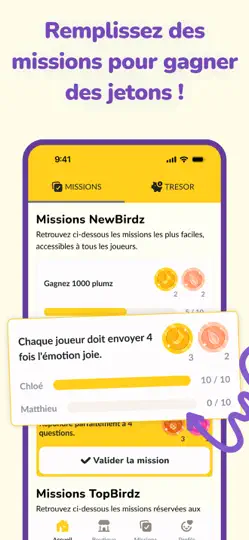 Capture d'écran de LovBirdz - Jeu De Quiz Couple sur iPhone 6