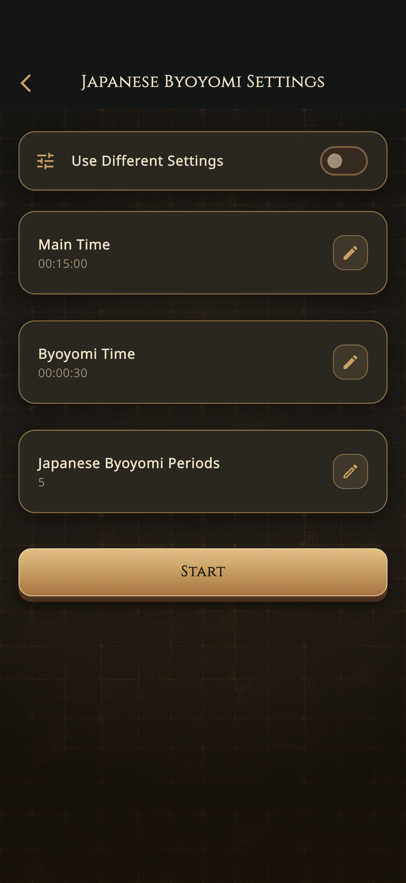 Go Baduk Weiqi Timer screenshot 2